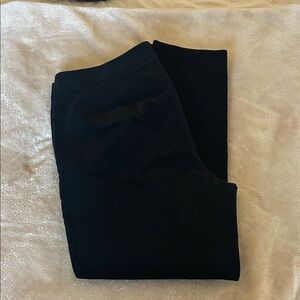 Talbots Women's Black Velvet Ankle Pants